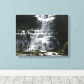Waterval foto genomen in natuur gemaakt als een canvas afdruk (Insitu (Houten vloer))