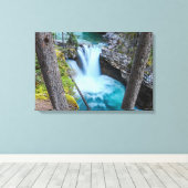 Waterval Foto Home Decor Canvas Afdruk (Insitu (Houten vloer))