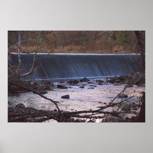 Waterval Foto Poster (Voorkant)
