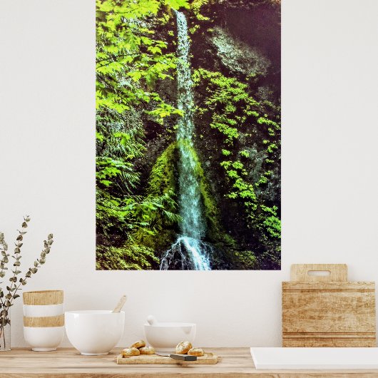"Waterval" Foto Poster (Keuken)