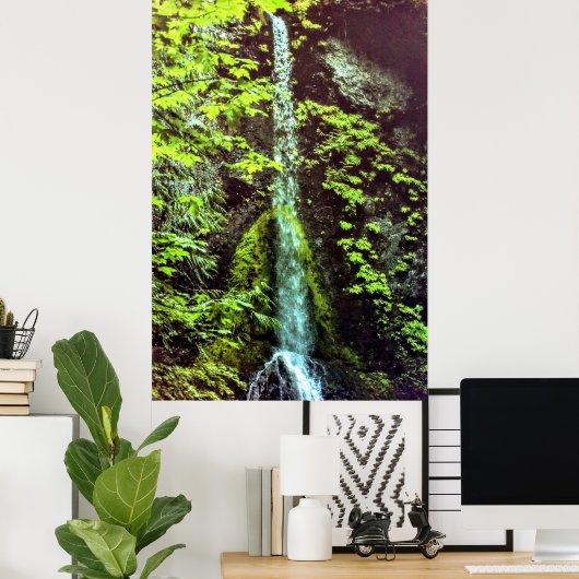 "Waterval" Foto Poster (Thuiskantoor)