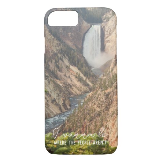 Waterval Fotografie Cadeau met Grappige Quote Case-Mate iPhone Case (Achterkant)
