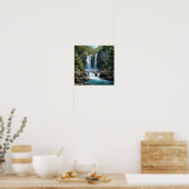 Waterval fotokunst poster (Keuken)
