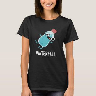 Waterval Funny Water Pun Dark BG T-shirt