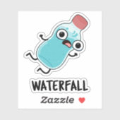 Waterval Funny Water Pun Sticker (Vel)