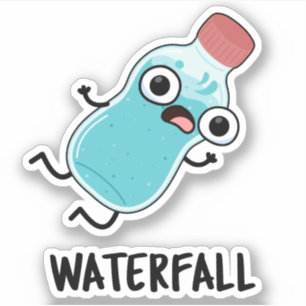 Waterval Funny Water Pun Sticker