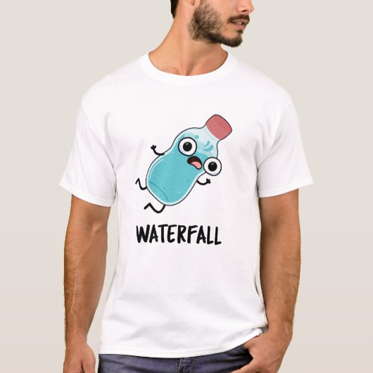 Waterval Funny Water Pun T-shirt (Voorkant)