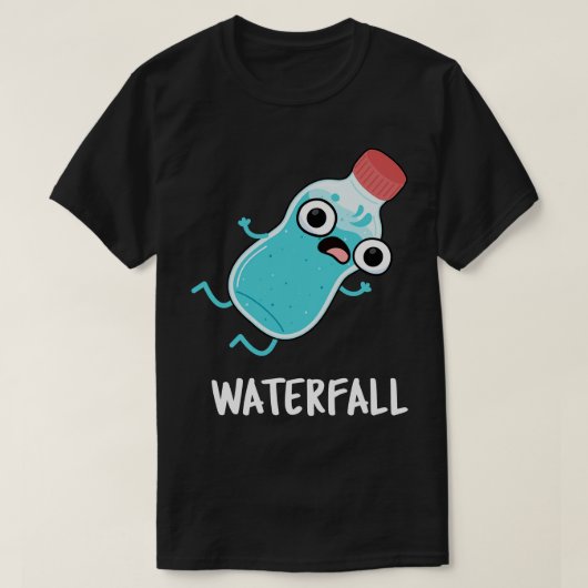 Waterval Funny Water Pun T-shirt (Design voorkant)