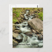 Waterval, Gatineau Park, Quebec Briefkaart (Voorkant / Achterkant)
