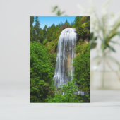 Waterval gepersonaliseerd Wenskaart Bedankkaart (Staand voorkant)