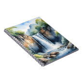 Waterval geschilderd in waterverf notitieboek (Rechterzijde)