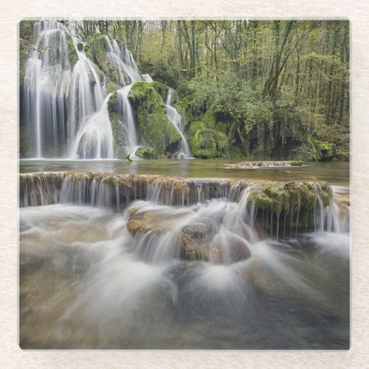 Waterval Glazen Onderzetter (Voorkant)