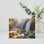 Waterval | Gleno, Noord-Ierland Briefkaart (Staand voorkant)