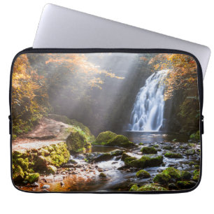 Waterval Gleno, Noord-Ierland Laptop Sleeve