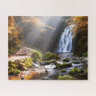 Waterval   Gleno, Noord-Ierland Legpuzzel