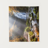 Waterval | Gleno, Noord-Ierland Wandkleed (Voorkant)