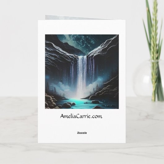 Waterval Grafische Kaart (Achterkant)