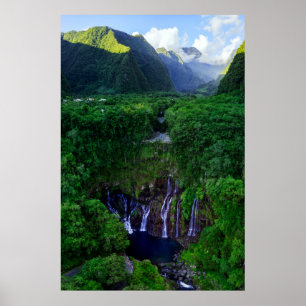 Waterval   Grote Herfsten van Galet Poster