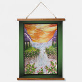 Waterval Hangend Wandkleed (Voorkant)