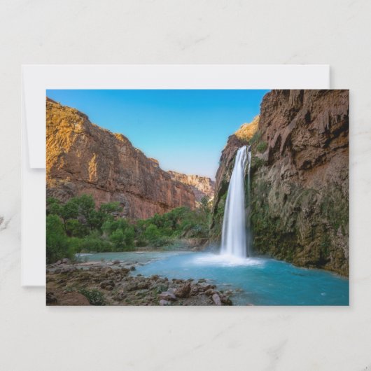 Waterval | Havasu-Herfsten op Sunset Bedankkaart (Voorkant)