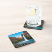 Waterval | Havasu-Herfsten op Sunset Bier Onderzetter (Rechterzijde)