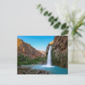 Waterval | Havasu-Herfsten op Sunset Briefkaart (Staand voorkant)