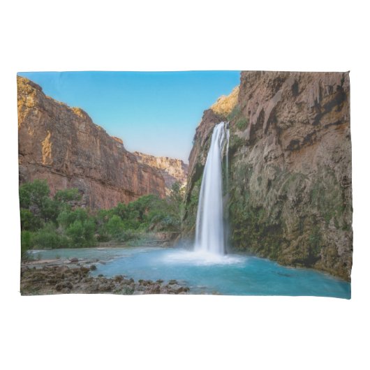 Waterval | Havasu-Herfsten op Sunset Kussensloop (Voorkant)