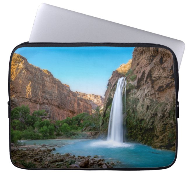 Waterval | Havasu-Herfsten op Sunset Laptop Sleeve (Voorkant)