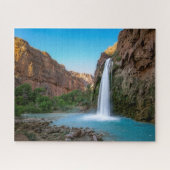 Waterval | Havasu-Herfsten op Sunset Legpuzzel (Horizontaal)