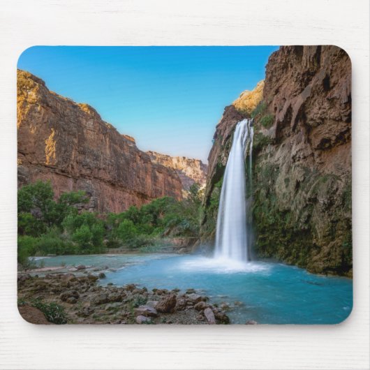 Waterval | Havasu-Herfsten op Sunset Muismat (Voorkant)