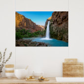 Waterval | Havasu-Herfsten op Sunset Poster (Keuken)
