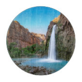 Waterval | Havasu-Herfsten op Sunset Snijplank (Voorkant)