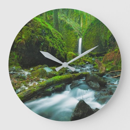 Waterval | Herfsten van Grotto, Oregon Grote Klok (Voorkant)