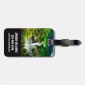 Waterval | Herfsten van San Rafael, Ecuador Bagagelabel (Achterkant horizontaal)