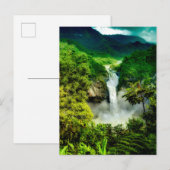 Waterval | Herfsten van San Rafael, Ecuador Briefkaart (Voorkant / Achterkant)