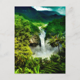 Waterval   Herfsten van San Rafael, Ecuador Briefkaart