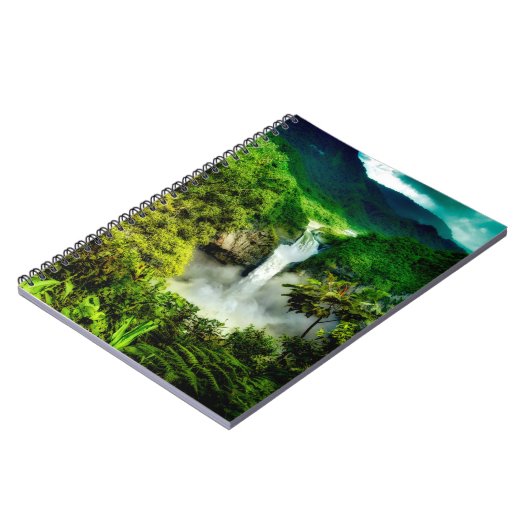 Waterval | Herfsten van San Rafael, Ecuador Notitieboek (Linkerzijde)