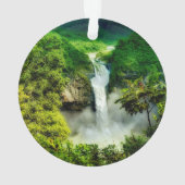 Waterval | Herfsten van San Rafael, Ecuador Ornament (achterkant)