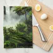 Waterval | Herfsten van San Rafael, Ecuador Theedoek (Quarter Fold)