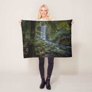 Waterval Hopetoun Herfsten, Nieuw-Zeeland Fleece Deken