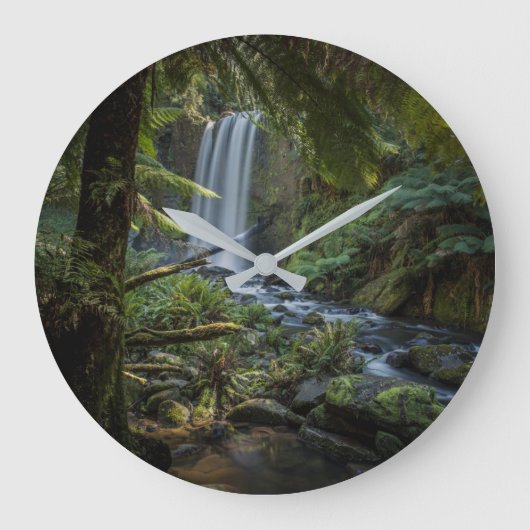 Waterval | Hopetoun Herfsten, Nieuw-Zeeland Grote Klok (Voorkant)