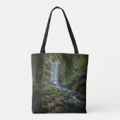 Waterval | Hopetoun Herfsten, Nieuw-Zeeland Tote Bag (Achterkant)