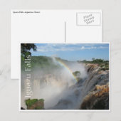 waterval iguazu briefkaart (Voorkant / Achterkant)
