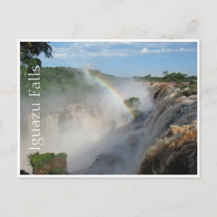 waterval iguazu briefkaart