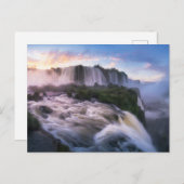 Waterval | Iguazu Waterfall in Brazilië Briefkaart (Voorkant / Achterkant)