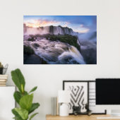 Waterval | Iguazu Waterfall in Brazilië Poster (Thuiskantoor)