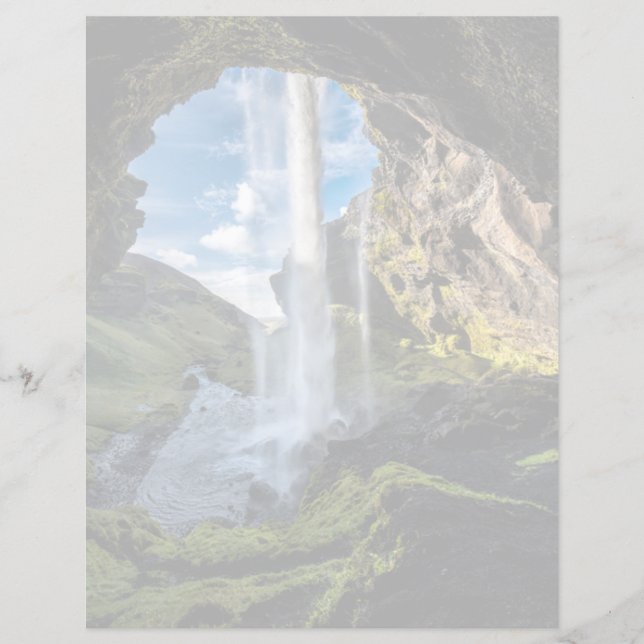 Waterval | IJslandse waterval (Voorkant)