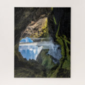 Waterval | IJslandse waterval Legpuzzel (Verticaal)
