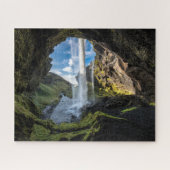 Waterval | IJslandse waterval Legpuzzel (Horizontaal)
