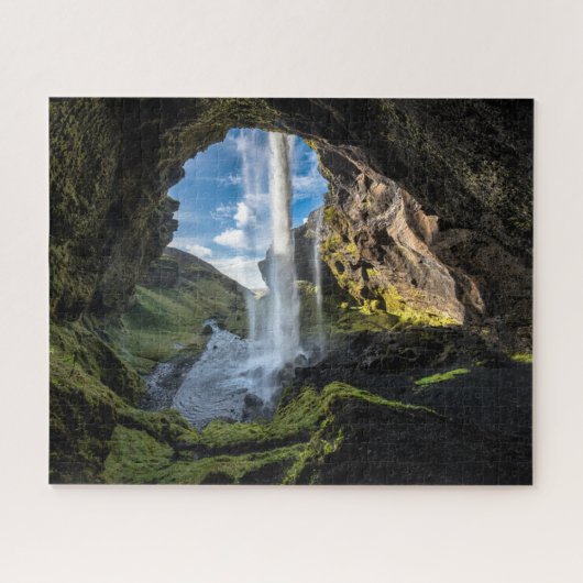 Waterval | IJslandse waterval Legpuzzel (Horizontaal)